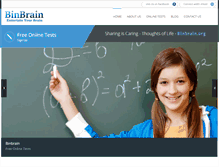 Tablet Screenshot of binbrain.com